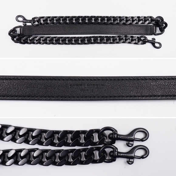 CA04 💚 Saint Laurent Leather College Large - Picture 11 of 15